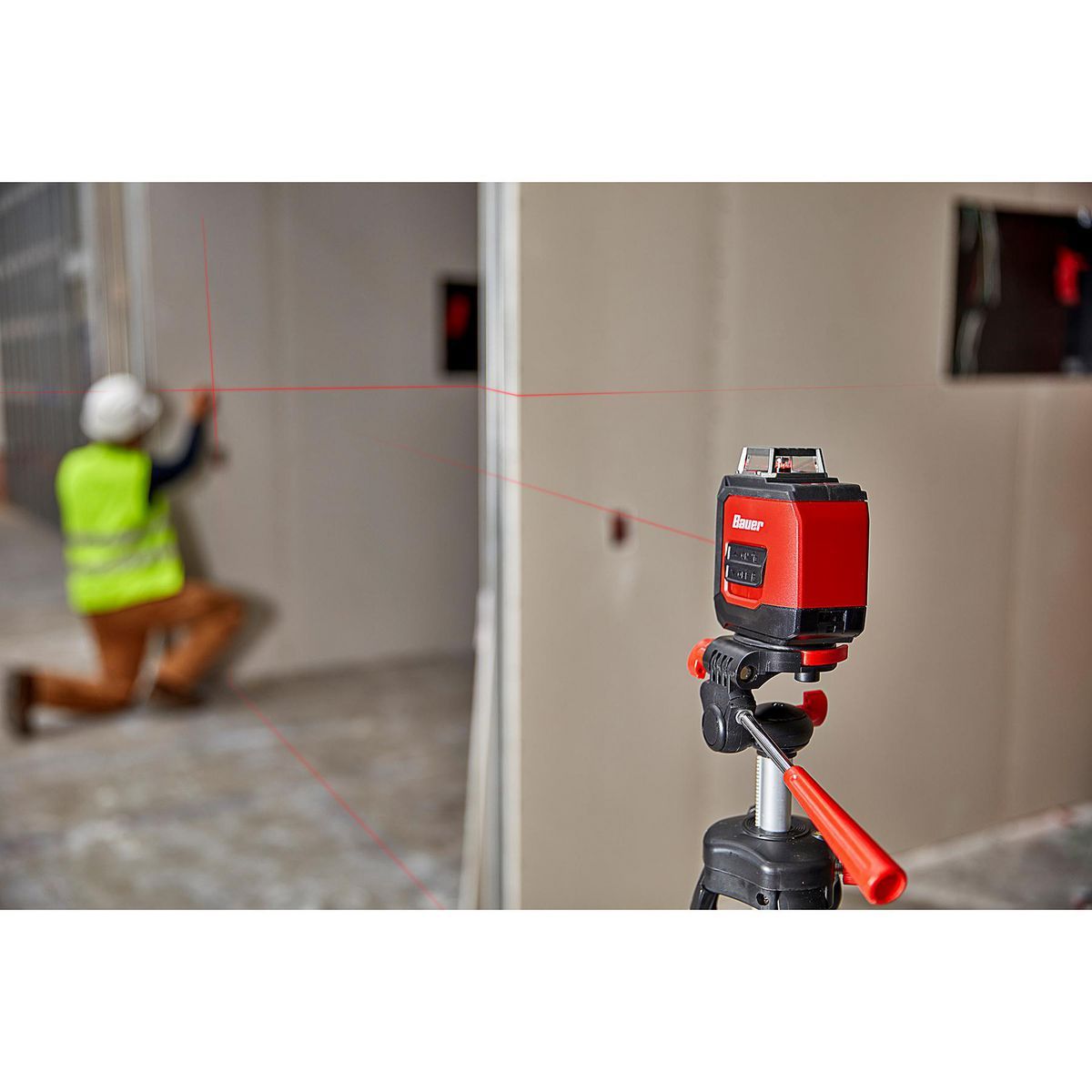 Self-Leveling 360 Horizontal Cross-Line Laser Level F148